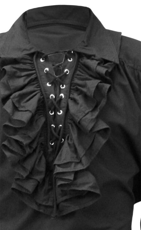 Ruffled Pirate Shirt, Renaissance Mens Blouse. Men's Medieval Shirt ...