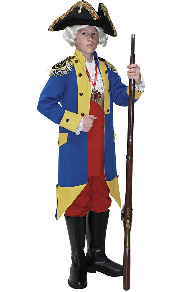 Children's General Rochambeau Revolutionary War Uniform, Commander-in-Chief of the French Expeditionary Force